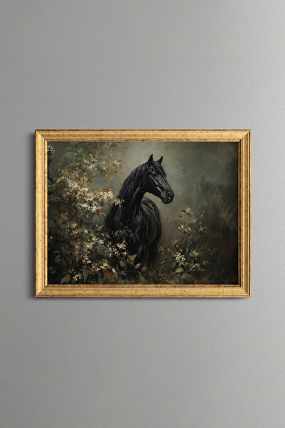 epiqart أسيل بلاك آت - إطار منقوش بتصميم عتيق - موديل نحيف