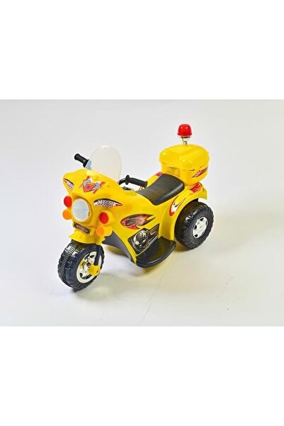 United 991 Small 3-Wheel 6V Electric Motorcycle for Kids, Yellow