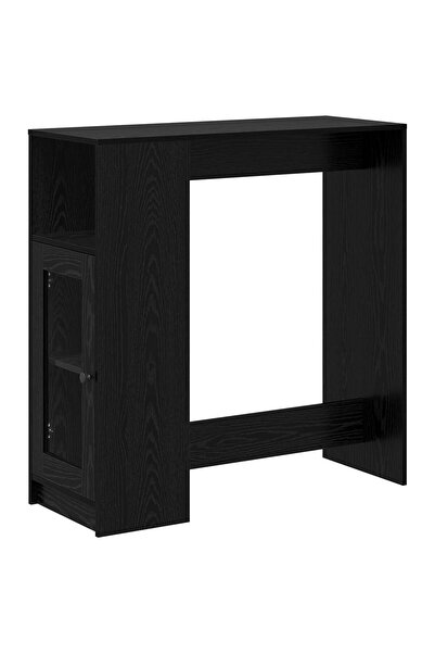 vidaxl Masă de bar Stejar Negru 101 x 40 x 103,5 cm Lemn compozit
