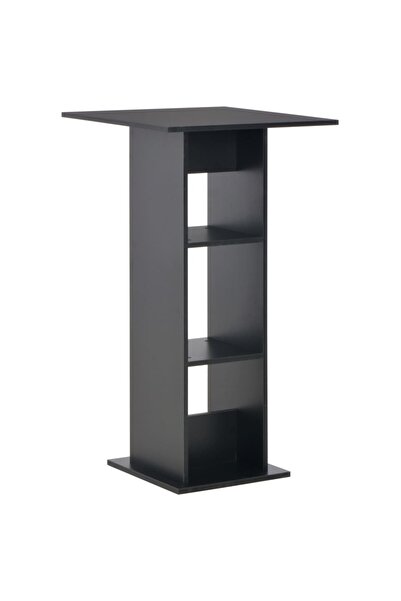 vidaxl Masă de bar, negru, 60 x 60 x 110 cm