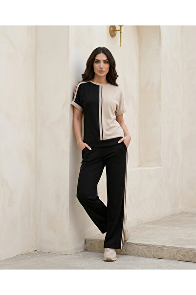 NO BRAND Vrn-Pjm-008 |   Daily Two-Color Pajamas