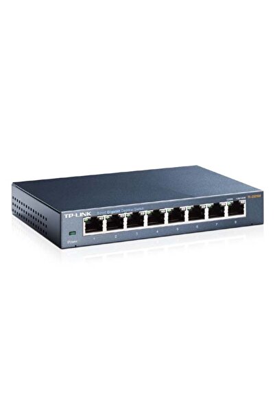 TP-LINK refurbished SWITCH TP-LINK; model: TL-SG108; PORTURI: 8 x RJ-45 10/10...