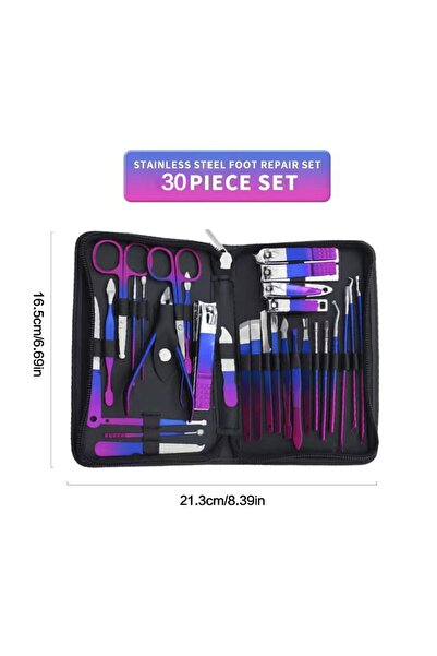 Choice 30pcs set 6-18pcs Set Professional Stainless Steel Manicure & Pedicure...