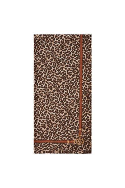 Guess animal print φουλάρι AW5349