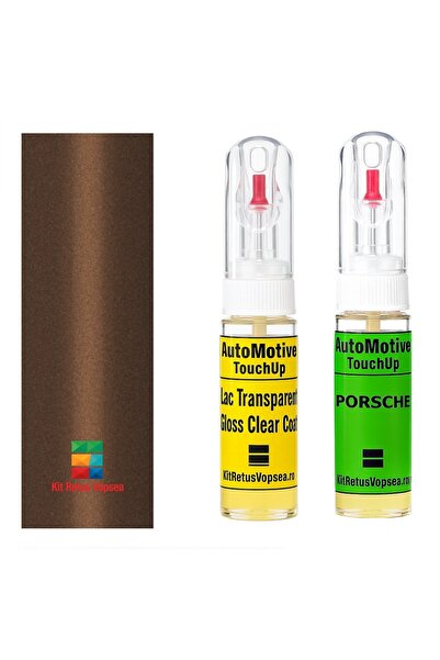 YLKRS AUTOMOTIVE Kit retus vopsea touch-up Porsche Carrera PORM8Z (Cognac) ,P...