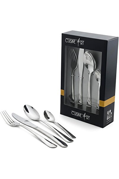 Generic Sasa Stainless Steel Cutlery Set, Elegant Timeless Silver Cutlery Set...