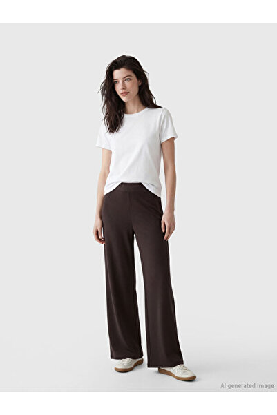 LC Waikiki Rmz Gi̇yi̇m Farkiyla Soft Touch Women's Sweatpants with Waist Cord