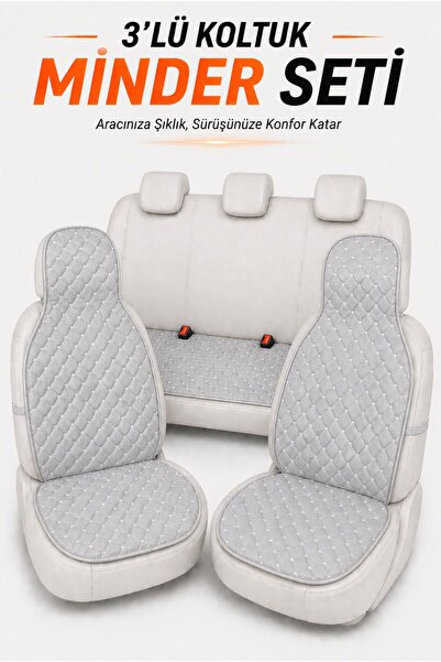 ECARTEKS PREMİUM QUALİTY CAR ACCESSORİES Oto Koltuk Minder Seti Terletmez Kol...