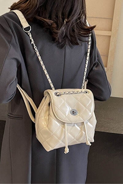 Louis Vettriano Quilted Small Backpack for Women Fashionable and Suitable for...