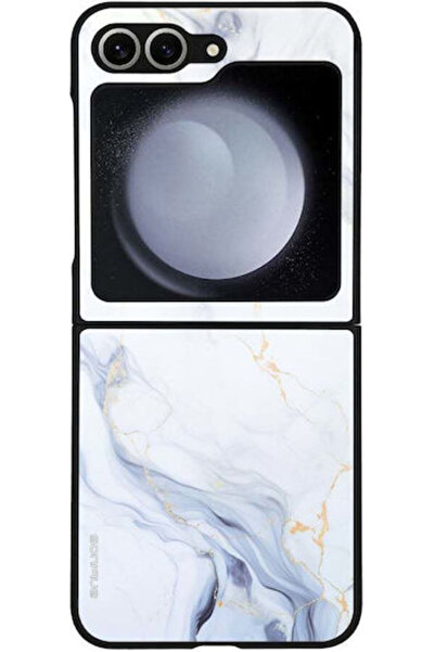 Other Θήκη Σειράς Sonique Marble για Samsung Galaxy Z Flip 6 Λευκό 02