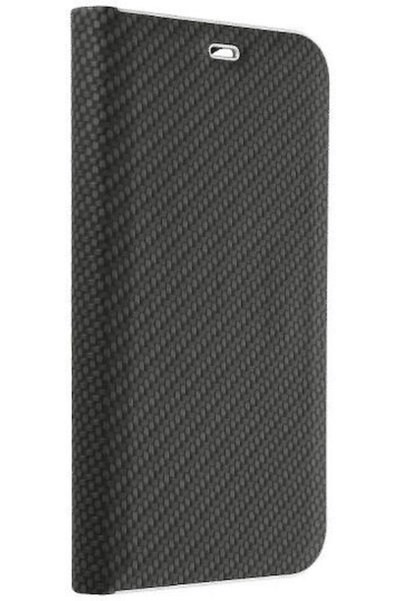 Forcell Luna Carbon Book Πλαστικό Μαύρο (Galaxy A21s)