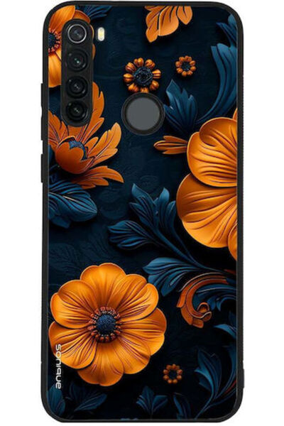 Other Θήκη Sonique Σειράς 3D Λουλουδιών για Xiaomi Redmi Note 8T Πορτοκαλί 01