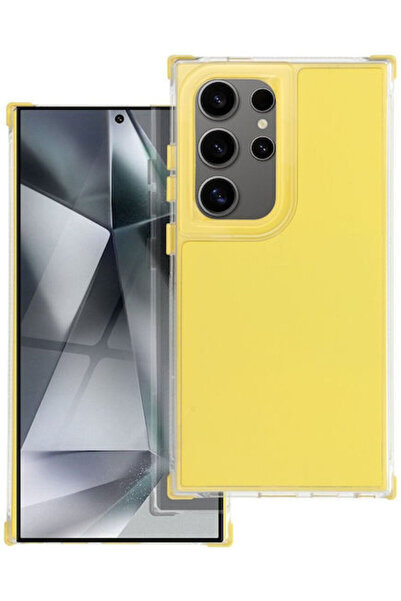 OEM Πίσω Κάλυμμα Πλαστικό / Σιλικόνης Κίτρινο (SAMSUNG S25, MATRIX)