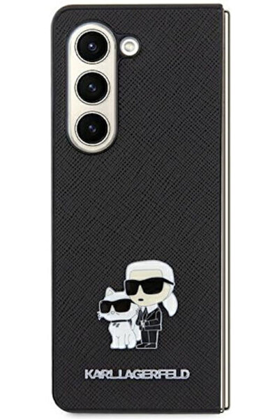 Karl Lagerfeld Μαύρο Saffiano Karl&choupette Πλαστικό Μαύρο Κάλυμμα Πλάτης (K...