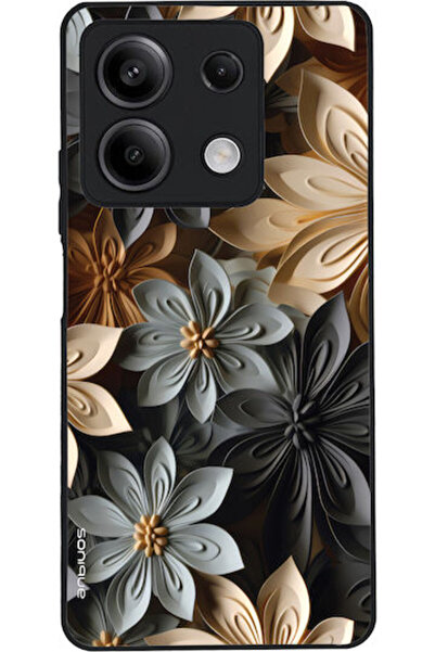Other Θήκη Sonique Σειράς 3D Λουλουδιών για Xiaomi Redmi Note 13 5G Γκρι