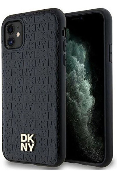 Dkny Θήκη Magsafe από Δερματίνη PU με Επαναλαμβανόμενο Σχέδιο και Λογότυπο, γ...