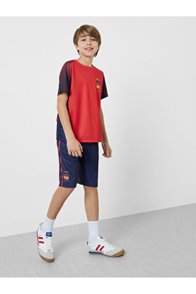 Styli Teens Football Inspired Spain Print Jersey T-Shirt and Shorts Set