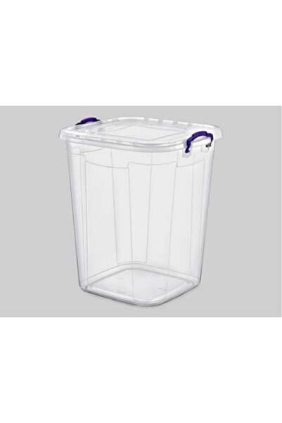 Empressco 50 Lt Şeffaf Kare Plastik Bakliyat Kovası, Dayanıklı ve Pratik Kull...