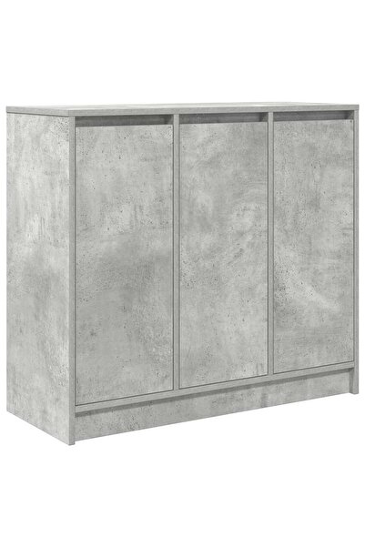 vidaxl Bufetă Gri Beton 85x34x76 cm Lemn prelucrat