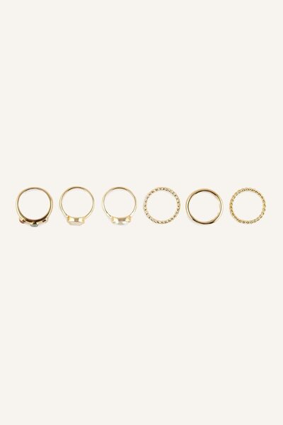 DeFacto Women's 6-Piece Ring Set I1279Axns