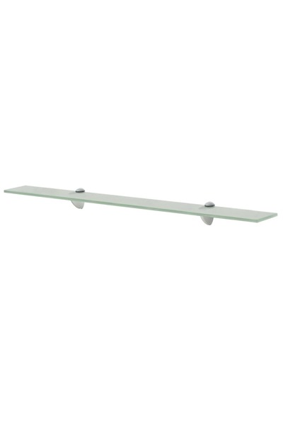 vidaxl Raft suspendat din sticlă, 80 x 20 cm, 8 mm