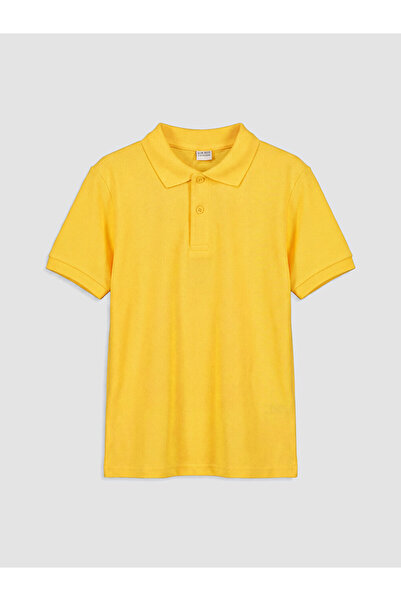 LC Waikiki RMZ GİYİM FARKİLYA Tricou Pique pentru băieți cu guler răsfrânt