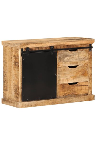 vidaxl Dulap, 80x30x55 cm, lemn masiv de mango brut