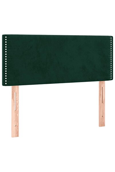 vidaxl Tăblie de pat, verde închis, 80x5x78/88 cm, catifea