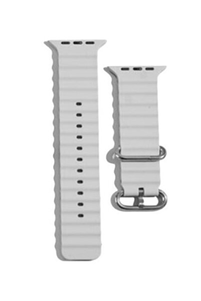 Xo BT02A Θαλάσσιο Λουράκι Σιλικόνης Ιβουάρ (Apple Watch 38/40/41mm)