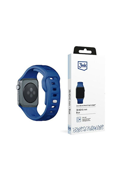 3MK Λουράκι Σιλικόνης με Πείρο Μπλε (Apple Watch 38/40/41/42mm)