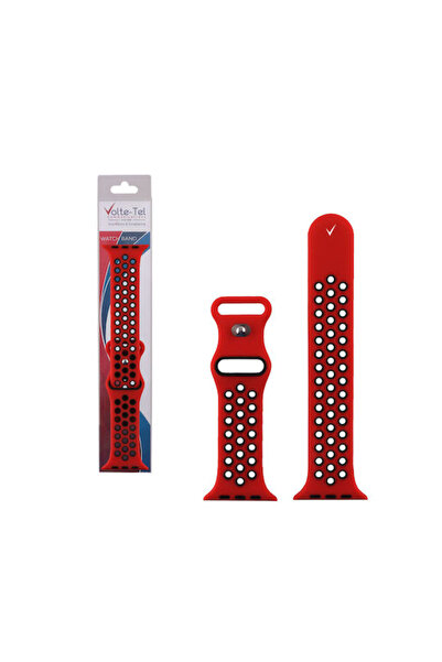 Other Λουράκι Volte-Tel Σιλικόνης Κόκκινο (για Apple Watch 38/40/41/42mm)