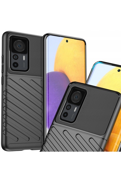 Hurtel Husă Thunder pentru Xiaomi 12T Pro 12T cu silicon carbon