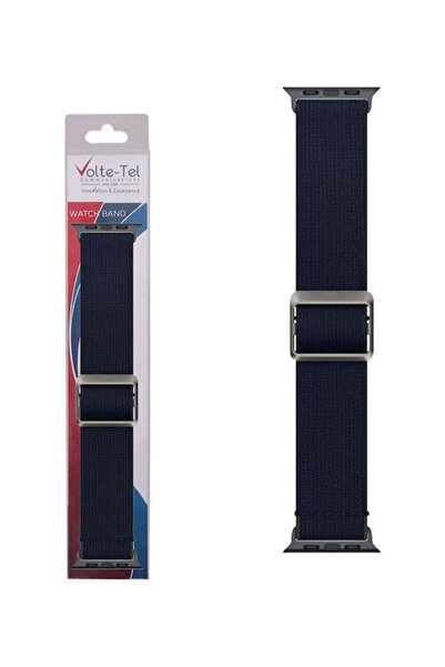 Other Volte-Tel Υφασμάτινο Λουράκι Μπλε (Apple Watch 38/40/41/42mm)