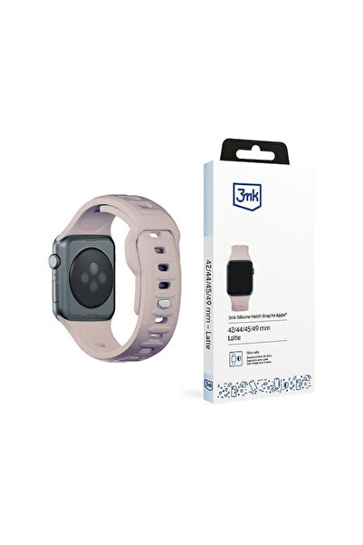 3MK Λουράκι Σιλικόνης με Πόρπη Ροζ (Apple Watch 44/45/46mm/Ultra 49mm)