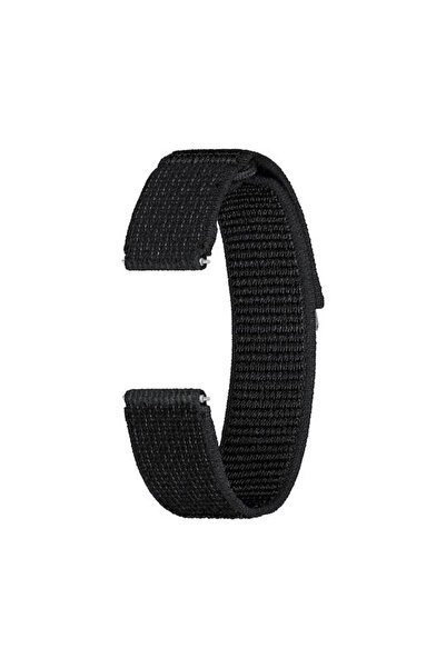 Samsung Υφασμάτινο Λουράκι Μαύρο (Galaxy Watch4/5/6/7/FE/4 Classic/6 Classic/...