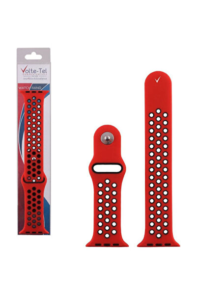Other Λουράκι Volte-Tel Σιλικόνης με Πείρο Μαύρο (για Apple Watch 38/40/41/42mm)