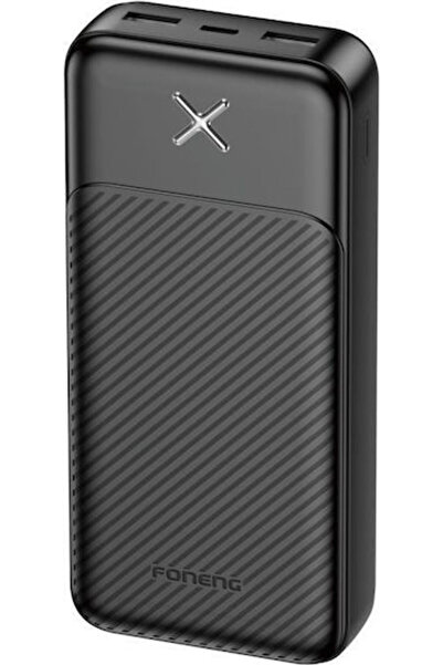 FONENG PX110 Power Bank 20000mAh 10W με 2 θύρες USB-A Μαύρο