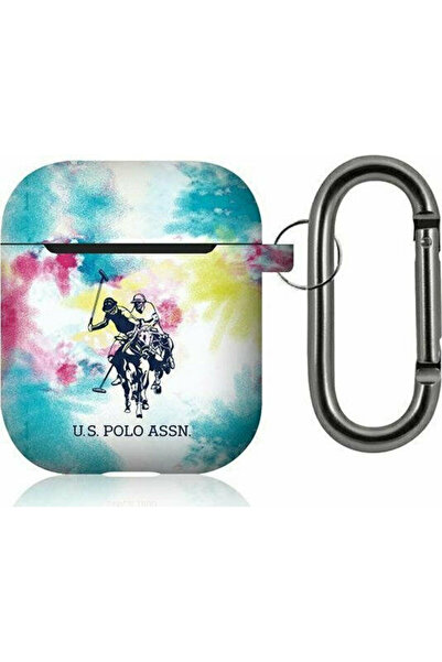 U.S. Polo Assn. Θήκη Σιλικόνης Tie & Dye με Γάντζο σε Πολύχρωμο για Apple Air...