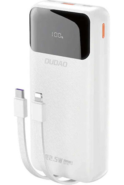 DUDAO K15Pro Power Bank 20000mAh 22.5W με θύρα USB-A και θύρα USB-C Power Del...