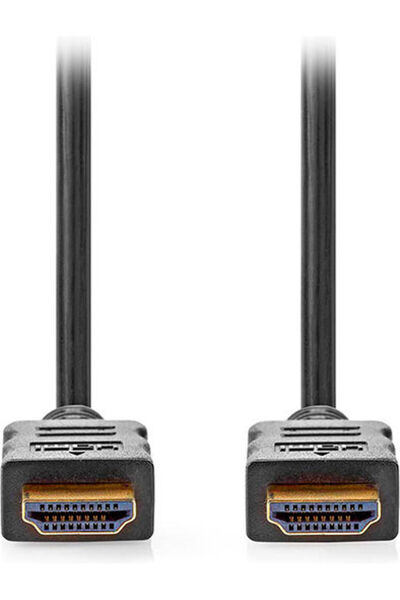 Nedis Καλώδιο HDMI αρσενικό σε αρσενικό 2μ Μαύρο Κωδικός: CVGL34060BK20