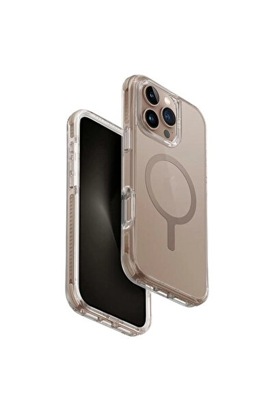 uniq Carcasă Combat pentru iPhone 16 Pro 6.3, cu încărcare MagSafe, Auriu Taupe