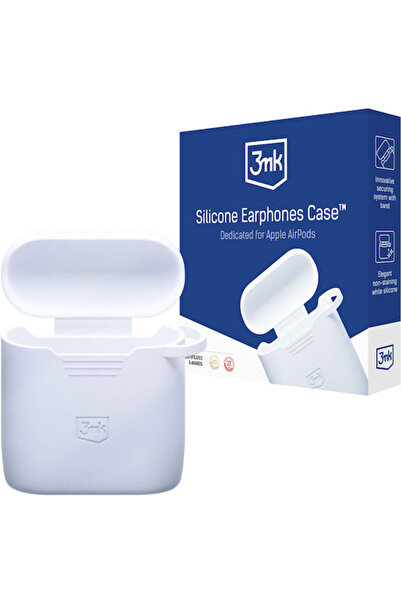 3MK Θήκη σιλικόνης σε λευκό χρώμα για Apple AirPods 1 / AirPods 2