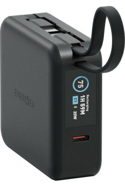 Energea Magpac Mini Plus 3C MagSafe Power Bank 10000mAh 20W με Θύρα USB-C Μαύρο