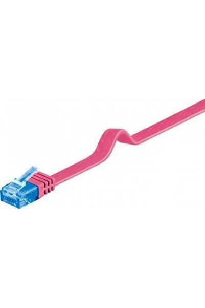 goobay Καλώδιο Ethernet U/UTP Cat.6a Gigabit, Μήκος 0.5μ, Μωβ, Κωδικός: 96298