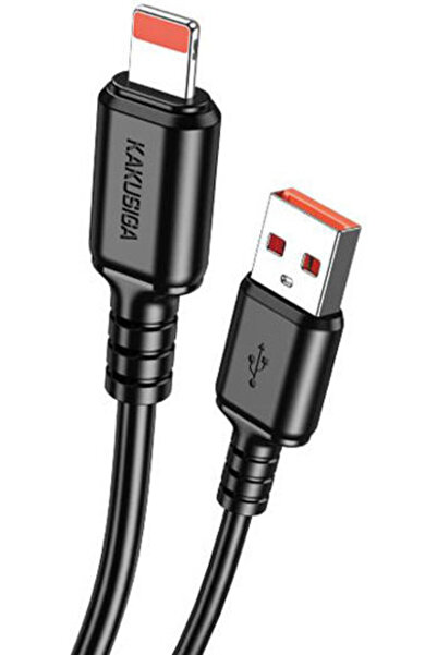 KAKUSİGA Καλώδιο USB-A σε Lightning 15W Μαύρο 1μ (KSC-982-L-BK)