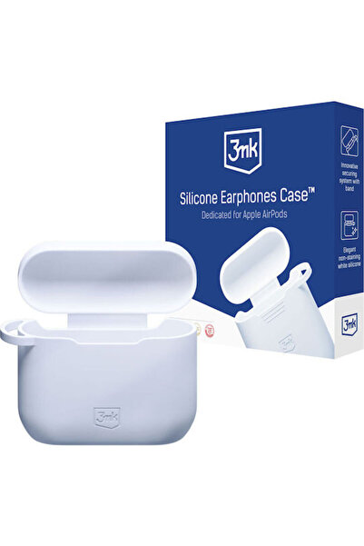 3MK Θήκη σιλικόνης σε λευκό χρώμα για Apple AirPods 1 / AirPods 2