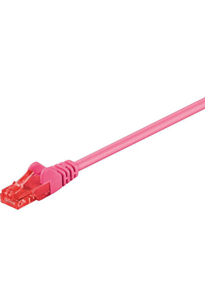 goobay Καλώδιο Ethernet U/UTP Cat.6 Gigabit 3μ Μωβ 6 Τεμάχια Κωδικός: 95276