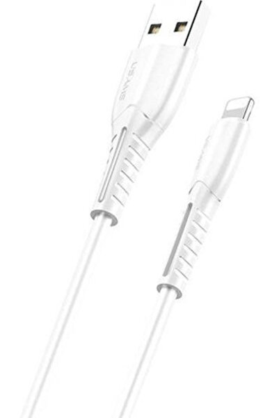 Usams SJ364 U35 Καλώδιο USB-A σε Lightning 10W Λευκό 1μ (SJ364USB02)