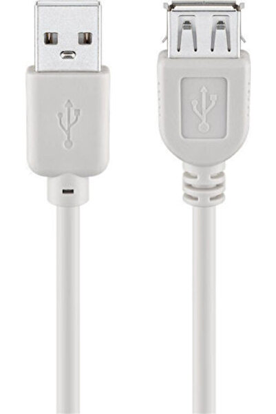 goobay Καλώδιο USB 2.0 5μ Α-Αρσενικό Γκρι (50962)