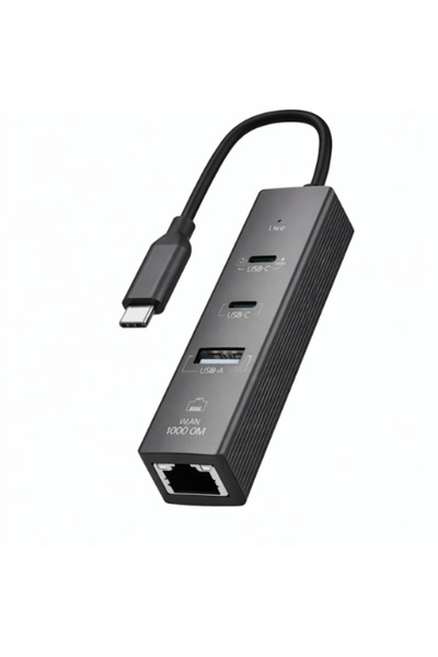 ForWhat Typec to Type2 USB Gigabit Ethernet for Office Home Office Devices